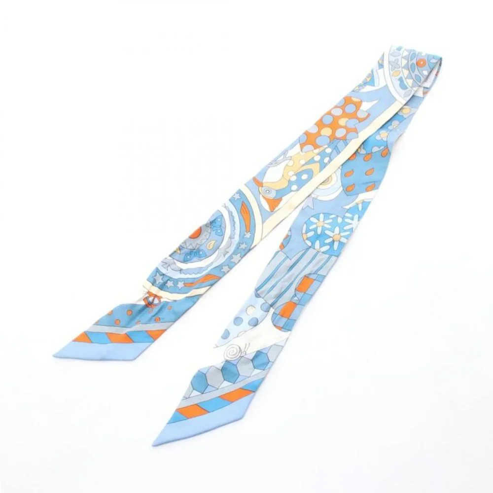 Hermes Scarf Twill les Murmures de la Foret Silk - Picture 2 of 6